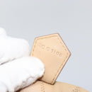 GIVENCHY Shoulder Bag Leather Beige Gold Auth 149731-12