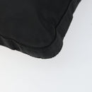 PRADA Shoulder Bag Nylon Black Silver Auth 149732-14