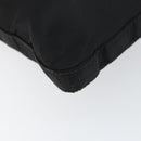 PRADA Shoulder Bag Nylon Black Silver Auth 149732-15