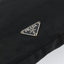PRADA Shoulder Bag Nylon Black Silver Auth 149732-17