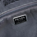 PRADA Shoulder Bag Nylon Black Silver Auth 149732-18