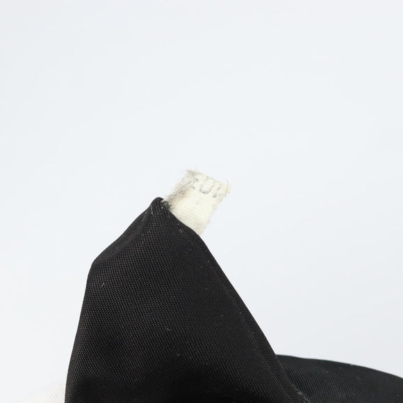 PRADA Shoulder Bag Nylon Black Silver Auth 149732