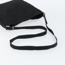 PRADA Shoulder Bag Nylon Black Silver Auth 149732-7