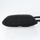 PRADA Shoulder Bag Nylon Black Silver Auth 149732-5