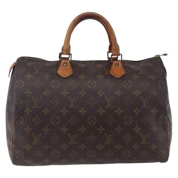 LOUIS VUITTON Monogram Speedy 35 Hand Bag M41524 LV Auth 149738
