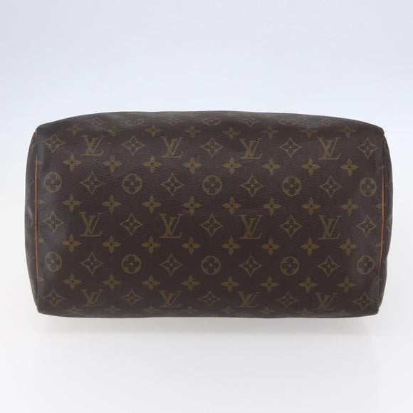 LOUIS VUITTON Monogram Speedy 35 Hand Bag M41524 LV Auth 149738