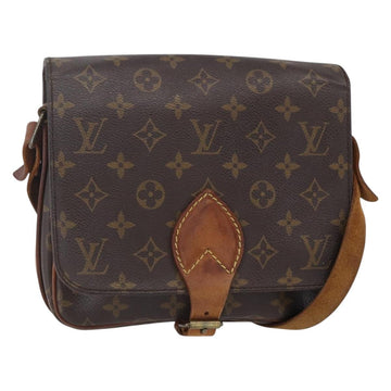 LOUIS VUITTON Monogram Cartouchiere MM Shoulder Bag M51253 LV Auth 149741