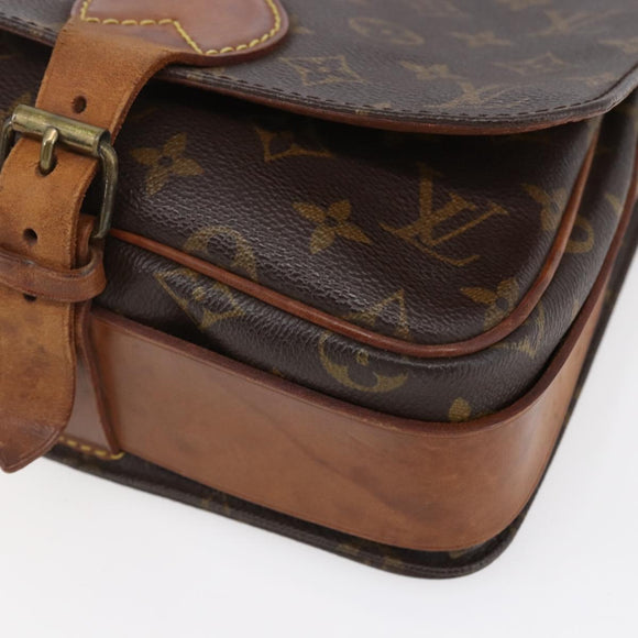 LOUIS VUITTON Monogram Cartouchiere MM Shoulder Bag M51253 LV Auth 149741