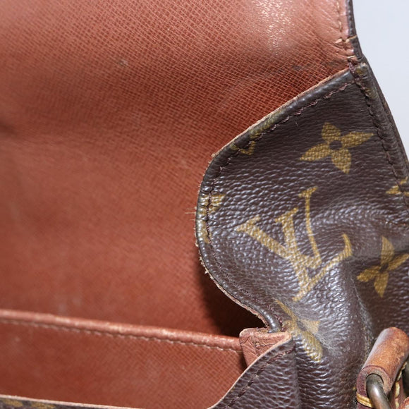 LOUIS VUITTON Monogram Cartouchiere MM Shoulder Bag M51253 LV Auth 149741