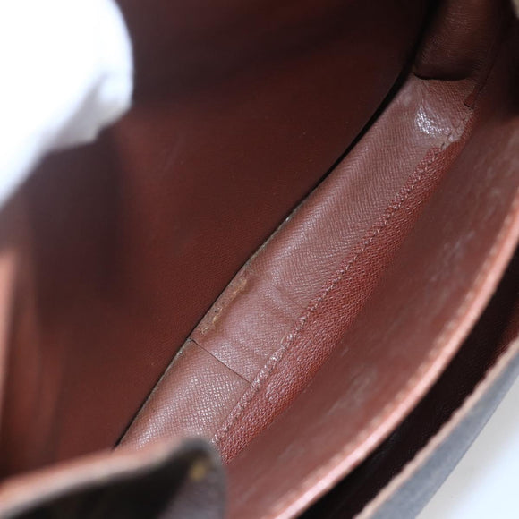 LOUIS VUITTON Monogram Cartouchiere MM Shoulder Bag M51253 LV Auth 149741