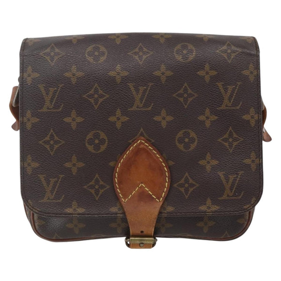 LOUIS VUITTON Monogram Cartouchiere MM Shoulder Bag M51253 LV Auth 149741
