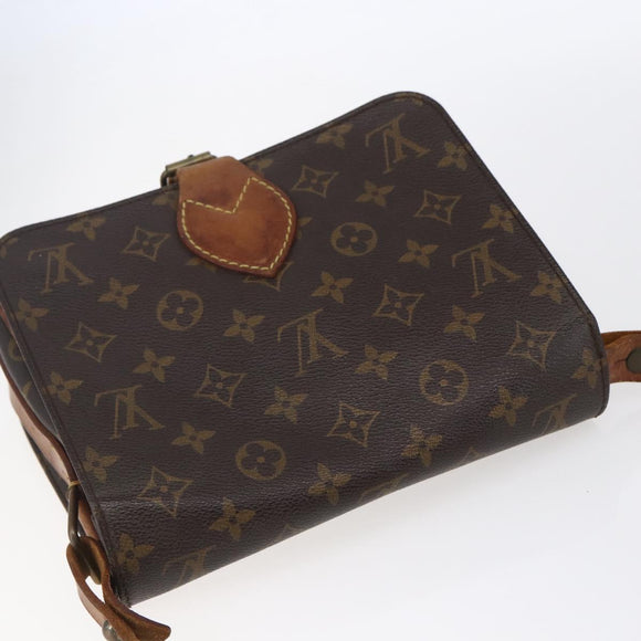 LOUIS VUITTON Monogram Cartouchiere MM Shoulder Bag M51253 LV Auth 149741
