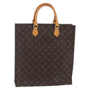 LOUIS VUITTON Monogram Sac Plat Hand Bag M51140 LV Auth 149743-1