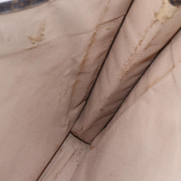 LOUIS VUITTON Monogram Sac Plat Hand Bag M51140 LV Auth 149743