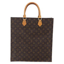 LOUIS VUITTON Monogram Sac Plat Hand Bag M51140 LV Auth 149743-2