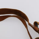 GUCCI GG Marmont Shoulder Bag Leather Brown Gold 414481 Auth 149746-10