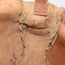 GUCCI GG Marmont Shoulder Bag Leather Brown Gold 414481 Auth 149746-21