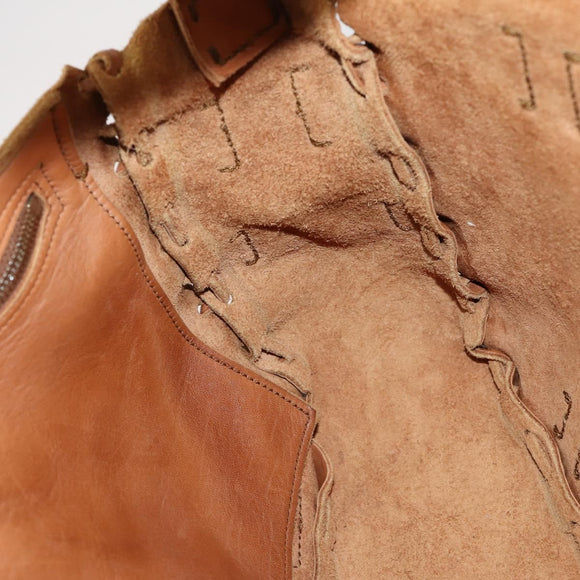 GUCCI GG Marmont Shoulder Bag Leather Brown Gold 414481 Auth 149746