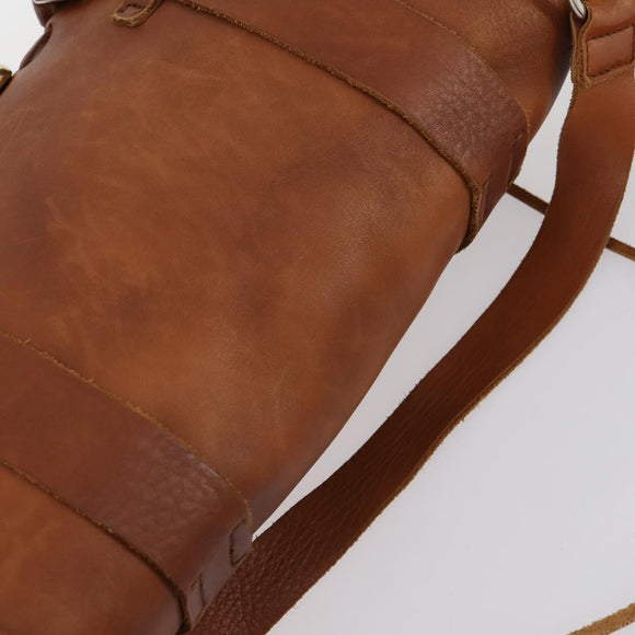 GUCCI GG Marmont Shoulder Bag Leather Brown Gold 414481 Auth 149746