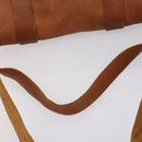 GUCCI GG Marmont Shoulder Bag Leather Brown Gold 414481 Auth 149746-9