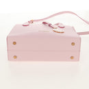 BVLGARI Japan limited Aruba Hand Bag Leather 2way Pink Gold Auth 149750V-5