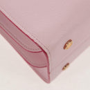 BVLGARI Japan limited Aruba Hand Bag Leather 2way Pink Gold Auth 149750V-17