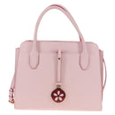 BVLGARI Japan limited Aruba Hand Bag Leather 2way Pink Gold Auth 149750V-13