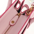 BVLGARI Japan limited Aruba Hand Bag Leather 2way Pink Gold Auth 149750V-24
