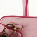 BVLGARI Japan limited Aruba Hand Bag Leather 2way Pink Gold Auth 149750V-25