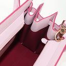 BVLGARI Japan limited Aruba Hand Bag Leather 2way Pink Gold Auth 149750V-27