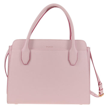 BVLGARI Japan limited Aruba Hand Bag Leather 2way Pink Gold Auth 149750V - 0