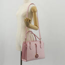 BVLGARI Japan limited Aruba Hand Bag Leather 2way Pink Gold Auth 149750V-34