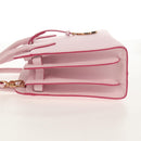 BVLGARI Japan limited Aruba Hand Bag Leather 2way Pink Gold Auth 149750V-3