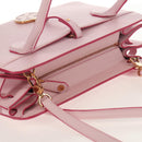 BVLGARI Japan limited Aruba Hand Bag Leather 2way Pink Gold Auth 149750V-6