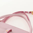 BVLGARI Japan limited Aruba Hand Bag Leather 2way Pink Gold Auth 149750V-14