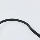 FENDI Zucchino Canvas Shoulder Bag Black Silver Auth 149754-8