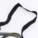 PRADA Canapa PM Hand Bag Denim 2way Blue Gold Auth 149755-14