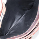 Burberrys Nova Check Business Bag Canvas Beige Gold Auth 149757-23