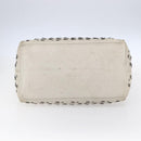 Jimmy Choo Studs Tote Bag Leather White Auth 149758-5