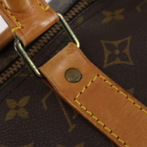 LOUIS VUITTON Monogram Keepall 55 Boston Bag M41424 LV Auth 149760