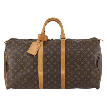 LOUIS VUITTON Monogram Keepall 55 Boston Bag M41424 LV Auth 149760 - 0