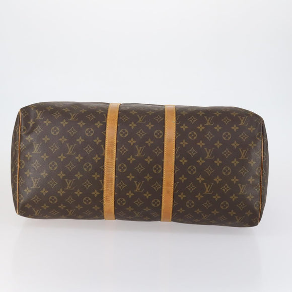 LOUIS VUITTON Monogram Keepall 55 Boston Bag M41424 LV Auth 149760