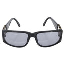 CHANEL COCO Mark Sunglasses plastic Black CC Auth 149763-2