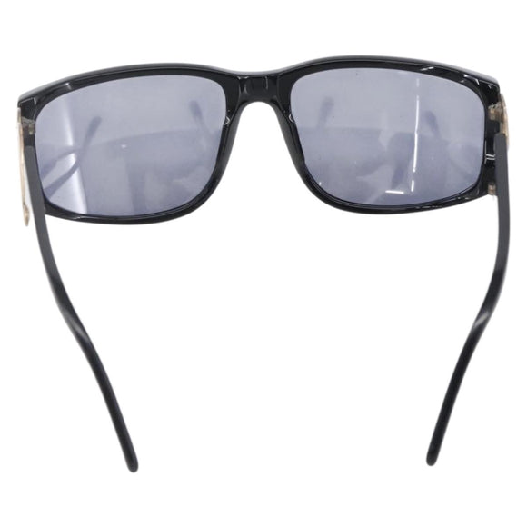 CHANEL COCO Mark Sunglasses plastic Black CC Auth 149763