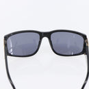CHANEL COCO Mark Sunglasses plastic Black CC Auth 149763-8