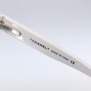 CHANEL COCO Mark Sunglasses plastic 2 Set Brown White CC Auth 149764-10