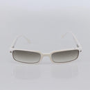 CHANEL COCO Mark Sunglasses plastic 2 Set Brown White CC Auth 149764-7