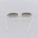 CHANEL COCO Mark Sunglasses plastic 2 Set Brown White CC Auth 149764-8
