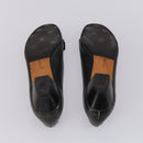 Salvatore Ferragamo Vala Pumps shoes Leather 4 Set Black Brown Auth 149772-17