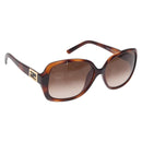FENDI Sunglasses plastic Dark Brown Auth 149774-1